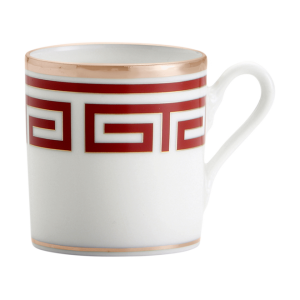 Ginori Labirinto Scarlet Coffee Cup - 2.75 oz.